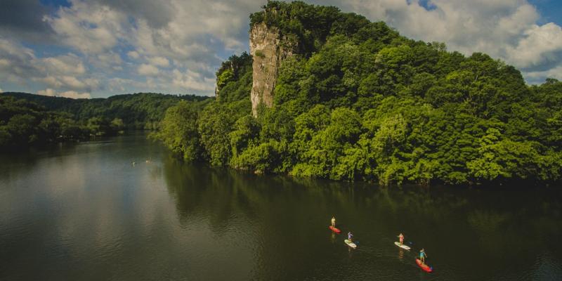 standup paddleboard, SUP, paddleboarding, New River, Virginia, USA