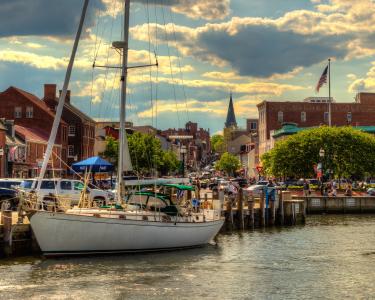 Sunrise over Annapolis, Maryland