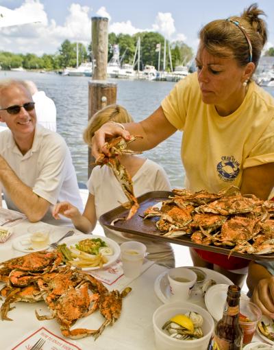 The Crab Claw Restaurant in St. Michaels, Maryland